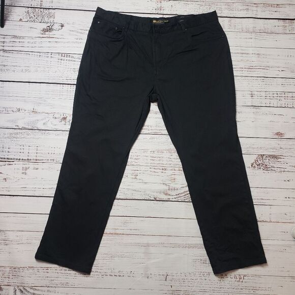 Big & Tall, Point Zero  Men’s Jeans, Black, Size 50 stretch Regular fit - Picture 1 of 9